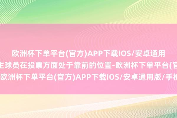 欧洲杯下单平台(官方)APP下载IOS/安卓通用版/手机版林葳等东谈主球员在投票方面处于靠前的位置-欧洲杯下单平台(官方)APP下载IOS/安卓通用版/手机版