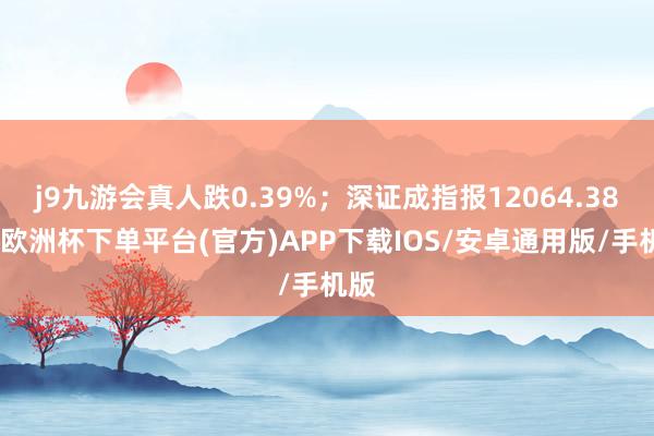 j9九游会真人跌0.39%；深证成指报12064.38点-欧洲杯下单平台(官方)APP下载IOS/安卓通用版/手机版