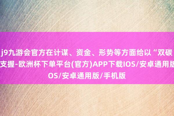 j9九游会官方在计谋、资金、形势等方面给以“双碳”标委会支握-欧洲杯下单平台(官方)APP下载IOS/安卓通用版/手机版
