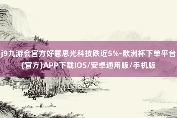 j9九游会官方好意思光科技跌近5%-欧洲杯下单平台(官方)APP下载IOS/安卓通用版/手机版