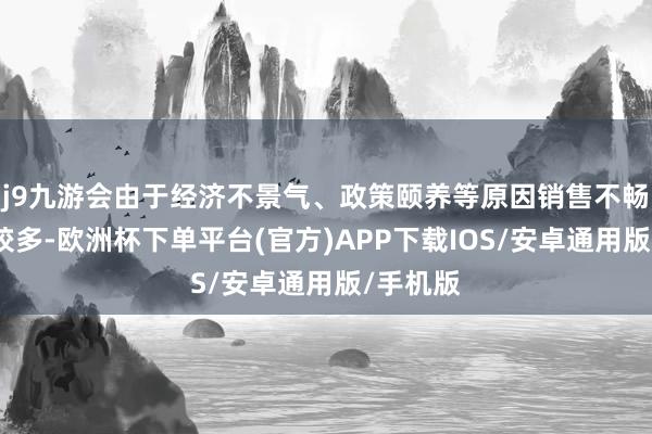 j9九游会由于经济不景气、政策颐养等原因销售不畅、空置较多-欧洲杯下单平台(官方)APP下载IOS/安卓通用版/手机版